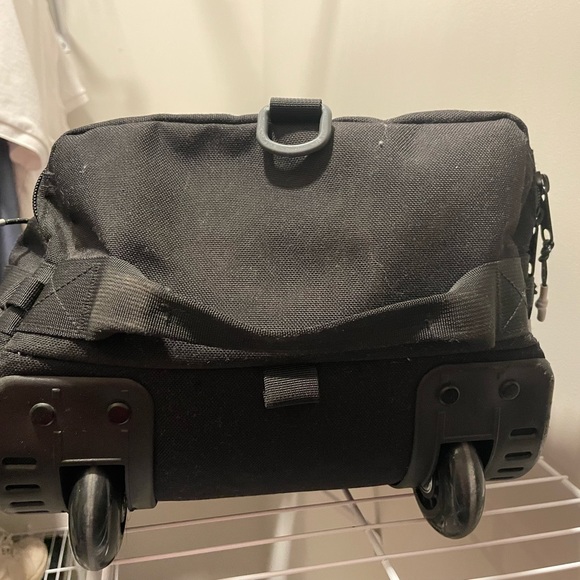 L.L. Bean Bags Ll Bean Black Rolling Luggage Bag Medium Poshmark